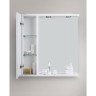 Зеркальный шкаф 80x75 см Bianco Lucido BELBAGNO MARINO MARINO-SPC-800/750-1A-BL-P-L